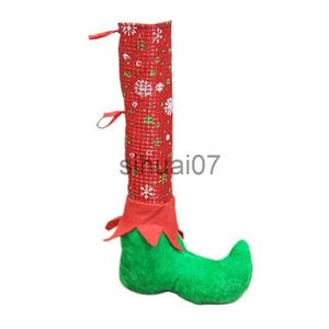 Decorazioni natalizie Coprigambe per tavolo Protezione per pavimenti Calzino regalo per feste Decorazioni natalizie per tavolo Drop Shipping x1020