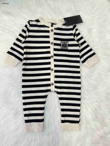 Luxury bodysuit for newborn Contrast stripe design baby jumpsuits Size 59-100 Comfortable feel crawling suit Oct15