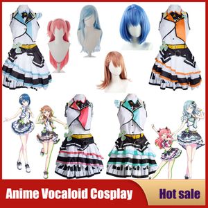 Cosplay Project Sekai Colorato Stage Feat Cosplay Anime Vocaloid MORE JUMP Costum Hanasato Minori Momoi Airi Hinomori Shizuku Dress