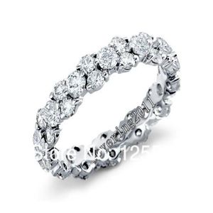 choucong Jewellery Bagues de mariage en diamant 8 carats taille coussin pour femme taille 5 6 7 8 9 10 Cadeau 240r