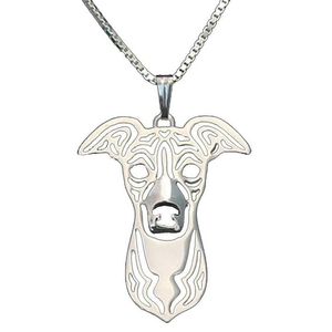 Ожерелья с подвесками, итальянская борзая, собака, животное, очаровательные подарки на год для влюбленных, женщин, Jewelry200t