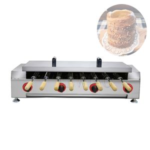コマーシャルチムニーケーキオーブンマシンKurtos Kalacs Oven Ice Cream Bread Cone Baking Maker Hungarian Toaster 110V 220V