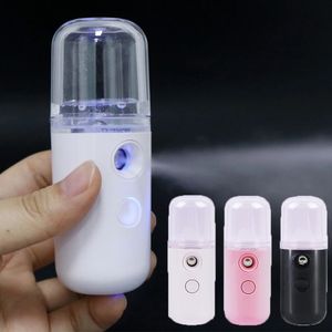 Ångare 30 ml mini nano spray fuktgivande USB -nebulisatorfuktare Hydrating Portable Face Skin Care 231020