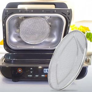 Baking Moulds Stainless Steel Splatter Shield For Ninja Foodi FG551 Accessories For Ninja Foodi Smart XL 6-In-1 Indoor Grill 231018