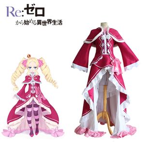 cosplay Re: Zero Beatrice Betty Kara Himeru Isekai Seikatsu Japanese Anime Cosplay Pink Lolita Dress Costumecosplay