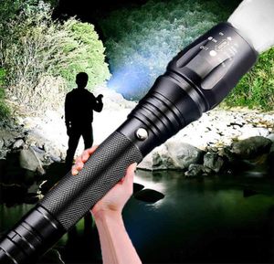 2021 neueste 100000 Lumen leistungsstärkste LED-Taschenlampe Zoom 5 Modi Taschenlampe taktische Taschenlampe wiederaufladbare Handlampe für die Jagd 25800116