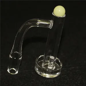 Banger al quarzo a saldatura completa Torre di controllo e XL Terp Slurper Banger al quarzo Chiodi senza saldatura per bong d'acqua in vetro Dab Rigs Tubi Smoking Shop Bordo smussato