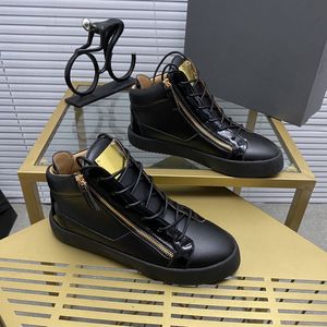 Designer Real Leather Casual Shoes For Mens Size 34-48 Luxury High Quality Leather Loafer Womens Trend Sneakers Unisex GZ Par Rhinestone Tennis Shoes MD0009