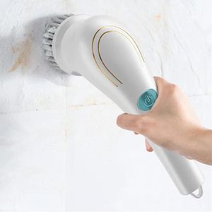 Cleaning Brushes Kitchen Appliances Electric Scrubber Useful Things for Home Products Rotary Brush Supplies Bathroom Sink Spin 231019