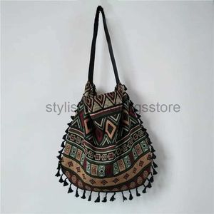 Torby na ramię Nowe vintage bohemian fringe ramię worka na ramię frędzl