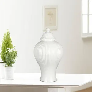 Бутылки для хранения керамическая банка имбиря декоративная с центральной частью стола вазы с крышкой