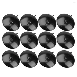 Candle Holders 12 Pcs Black Wedding Decor Cake Candles Base Iron Support Rack Tealights Stand Accessories