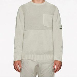 Taktik Sweaters Moda St Pocket O Boyun Sweatshirtleri Erkekler için Unisex Siyah Beyaz Saf Renk Asya Boyutu M-2XL Kış Sonbahar Sıcak Nefes Alabilir Külot Sweater Z