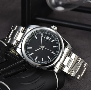 Luxury Men tittar på automatisk mekanisk rörelse Casual klockor Rostfritt stål Remswatch Birthday Present Montres de Luxe