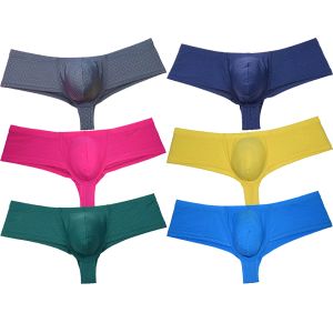 Men Underwear Shiny U Convex Pouch Thong G-string Ultimate Male Thong Boxer Mini Briefs Thong Trunks Sport Swim Bikini Brief