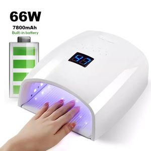 Secadores de unhas atualizar lâmpada de unhas recarregável poderosa sem fio secador de unhas máquina de manicure luz uv para unhas sem fio uv led lâmpada de unhas 231020