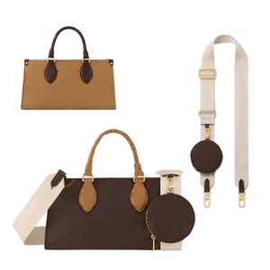 Designer Bag Womens Luxury Tote Bag Sacoche Leather Print Fashion Handväska axelväska Crossbody Bag Axel Bag Wallet