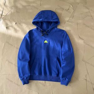 Men's Hoodie Correct Version of Acg Branded Small Foot Binding, Loose Casual Sports Hoodies Ins Style Versatile and Trendy Yt9