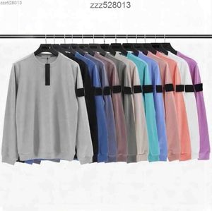 Mens Sweatshirts Tasarımcı Topstoney Stones Island Hoodie Çeken Çekme Çekme Çekme Sonbahar O Boyun Siyah Hoodies Bayan 18 Şeker Renk Uzun Kollu Kazak Pusula Üstleri 85