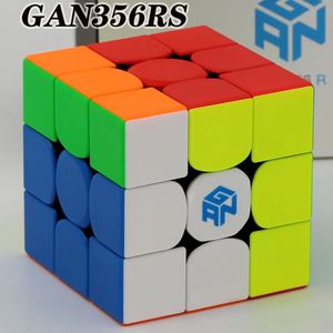 Magic Cubes Gan 356RS 356 RS Magic Puzzle 3x3x3 مستوى الدخول سهل المضاد للمطالبة Twist Magico Cubs Player Game 231019