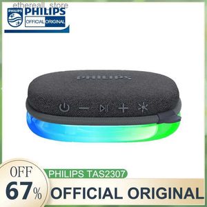 Altoparlanti per telefoni cellulari Nuovo altoparlante Philips TAS2307 Wireless Bluetooth 5.3 Piccolo subwoofer esterno portatile Altoparlante colorato di alta qualità del suono Q231021