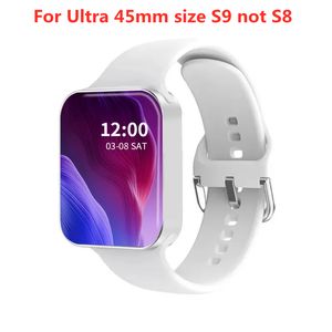 45mm storlek för Apple Watch Ultra 2 Series 9 Iwatch Marine Strap Smart Watch Sport Watch Protective Smartwatch Cover Case