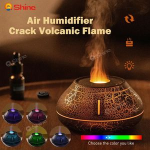 Steamer 2023 Lava Flame Umidificatore Aroma per camera da letto Ufficio Olio essenziale Diffusori di fragranze Nebulizzatore Diffusore 231020