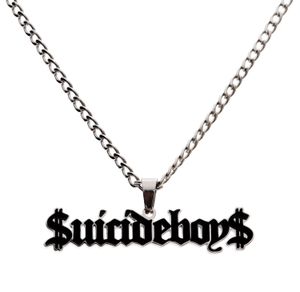 Suiideboys SUICIDE BOYS SBS Pro Necklace European And American Men And Women Hip-Hop Fashion Charm Accessories