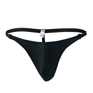 Cuecas masculinas sexy de cintura baixa, tanga com protuberância, bolsa peniana, roupa íntima elástica, micro biquíni, calcinha t-back masculina jock165c