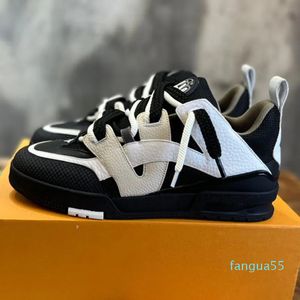 2023-Skate Sneaker Heiße Neue Luxus Designer Marke sport schuhe doppel schnürsenkel Gummi laufsohle Männer Mode schuh Größe 38-46