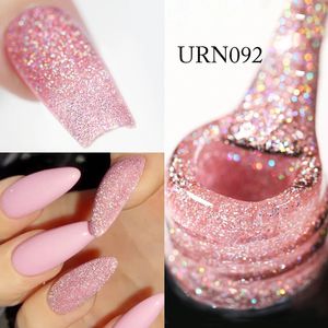 Nagellack ur socker 75 ml glitter paljetter gel rosa blå sliver sommar uv led bling blöt av konst lack 231020