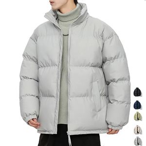 남자 's down parkas는 따뜻한 코트 겨울 재킷 남성 퀼팅 된 줄을 서있는 윈드 브러커 야외 운동복 풀 지퍼 탑 유니즈 렉스 스트리트웨어 231019
