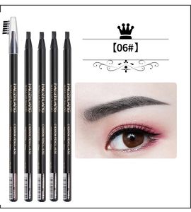 Eyebrow Enhancers 5st varumärke Eyebrow Pencil White Black Waterproof Brown High Quality Professional Makeup Eyebrow Tattoo Wholesale 231020