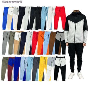 Men's Pants Nk Tech Fleece Joggers Sportswear Drawstring Casual Tracksuit Sweatpants Trousers Black White Designer Jogger