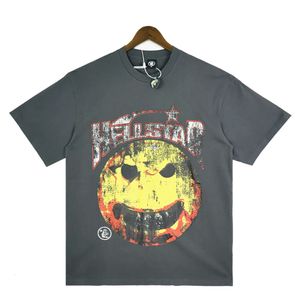 Hellstar Studios Skull Smiling Face Wash Old High Street Herren- und Kurzarm-T-Shirt