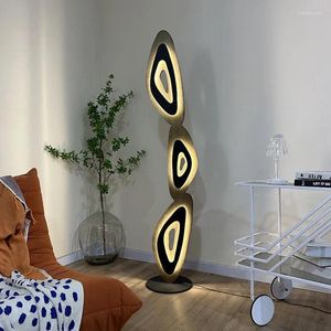 Floor Lamps Minimalist Nordic Creative Art Design Led Lamp Living Room Home Decor Sofa Corner Standing Light Bedroom Bedside Furniture