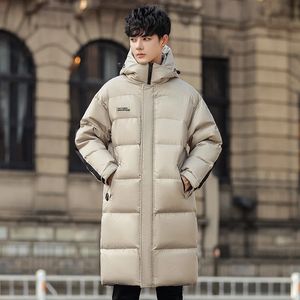 Men's Vests Autumn winter long down coat men Upscale windproof warm jacket Windproof 231020