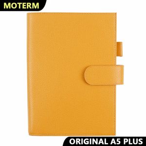 Anteckningar Moterm Original Series A5 Plus Cover för Hobonichi Cousin A5 anteckningsbok äkta Pebbled Grain Leather Planner Organizer Agenda 231020