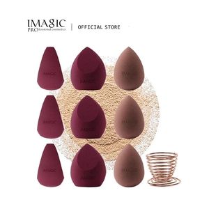 Sponges Applicators Cotton IMAGIC 10 Pcs Makeup Sponge Wet and dry Puff Professional Soft Ultrahigh quality bigger Combination Packages 231020