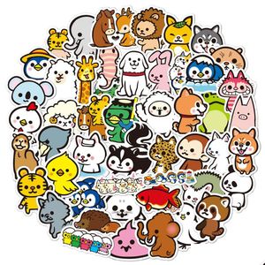 Araba Çıkartmaları Su Geçirmez 10/30/50 PCS Karikatür Karikatür Sevimli Hayvan Çıkartma Telefon Dizüstü Bilgisayar Gitar LAGE SHRAPBOOK Buzdolabı ITI Sticker Kids T DHAJW