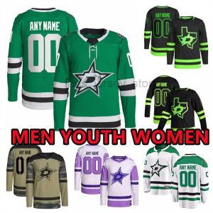 CUSTOM Dallas''Stars''Custom Hockey Jerseys 23 Esa Lindell 5 Lundkvist 27 Mason MarchMenst 6 Colin Miller 32 Matt Murray Oettinger Olofsson