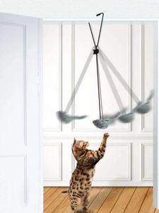 Cat Toys Hanging Door Bouncing Catcher rolig för kattunge Stress Lindra träning för husdjurmus