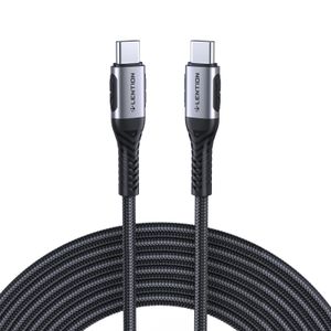LENTION USB C to USB C Cable 6.6ft 100W, Type C Fast Charging Cable 20V 5A, USB-C Charger Cord for iPhone 15 15 Pro 15 Pro Max, 2023-2016 MacBook Pro, New iPad Pro & Mac Air and More