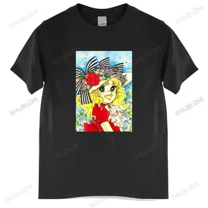 Men's T Shirts Cotton Tshirt Men Summer Tees T-SHIRT CANDY CARTONE ANIMATO ANNI 80 Funny Top Mens