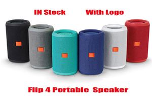 Flip 4 Altavoz Bluetooth Mini portátil inalámbrico Flip4 Altavoces subwoofer impermeables para exteriores Compatible con tarjeta TF USB con logotipoa288534208