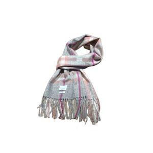 ブランドデザイナースカーフ女性サイドレッドチェックグレースカーフカシミア冬のショールウエスタンファッションカジュアルレターピュアニットカシミアショールスカーフ薄い毛布