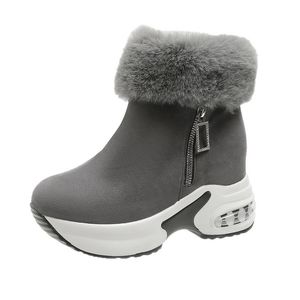 Designer mulheres homens botas inverno branco preto cinza marrom tornozelo bota sapatos ao ar livre antiderrapante manter quente mens wmens respirável algodão sapato de neve tamanho 35-43