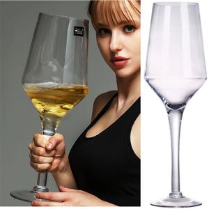 Vinglasglas Gigant Enorma stemware personliga överdimensionerade vinglas stora champagne glas öl mugg röd 231020