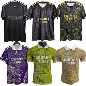 CAMISETA Ottava maglia da calcio di campioni 22 23 24 Edizione speciale Dragon Dragone Real Madrids Maillot Benzema Ballon Football Jersey