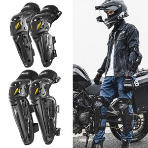 Elbow Knee Pads Motorcycle Knee Pads Moto Elbow Pads Set Motorbike Kneepad Riding Motocross Protective Gear Guard Slider Protector Adult Men 231021